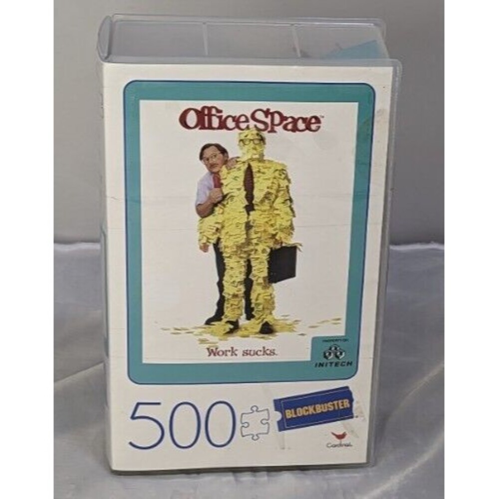Office Space Movie Poster Blockbuster Jigsaw Puzzle 500 Piece Cardinal Games